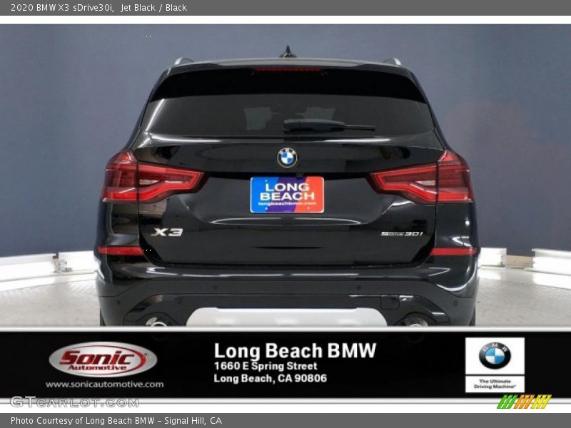 Jet Black / Black 2020 BMW X3 sDrive30i