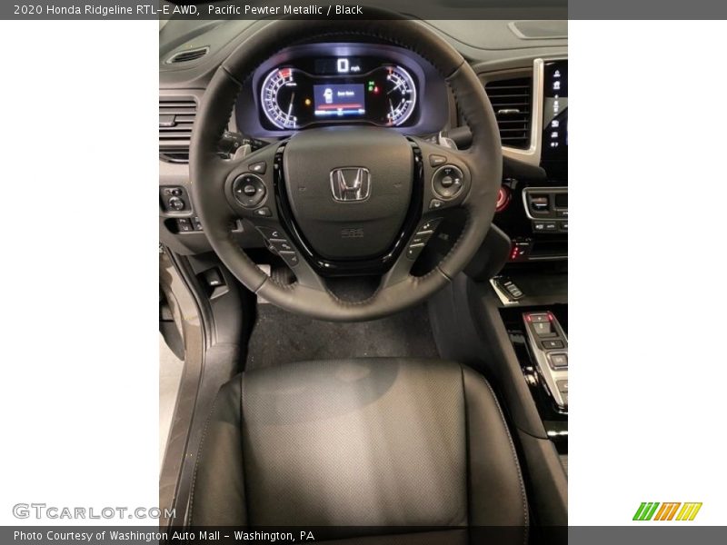 Pacific Pewter Metallic / Black 2020 Honda Ridgeline RTL-E AWD