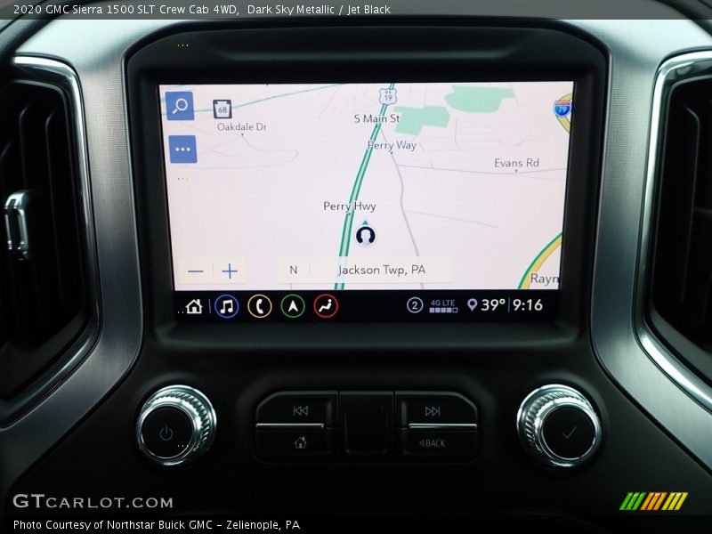Navigation of 2020 Sierra 1500 SLT Crew Cab 4WD