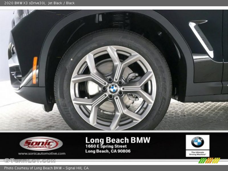 Jet Black / Black 2020 BMW X3 sDrive30i