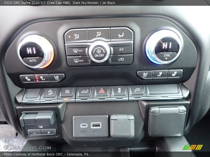 Controls of 2020 Sierra 1500 SLT Crew Cab 4WD