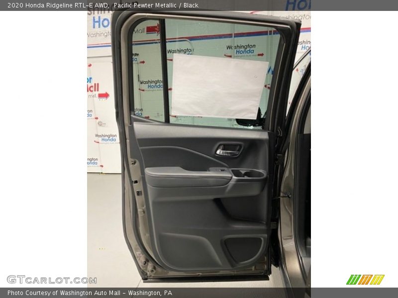 Pacific Pewter Metallic / Black 2020 Honda Ridgeline RTL-E AWD