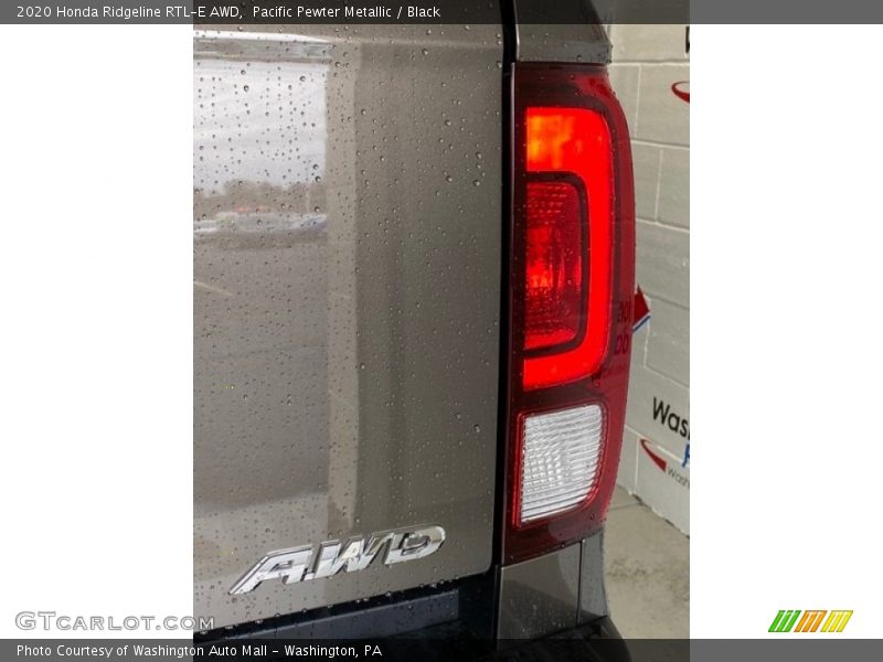 Pacific Pewter Metallic / Black 2020 Honda Ridgeline RTL-E AWD