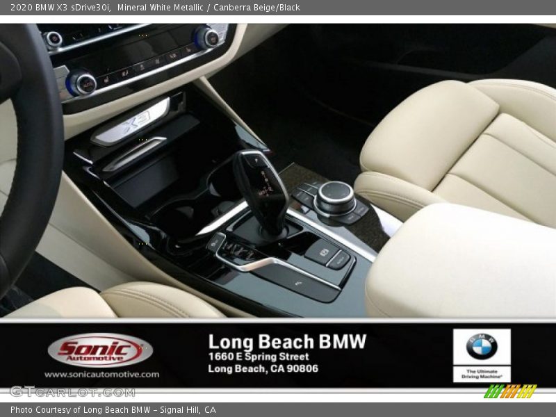 Mineral White Metallic / Canberra Beige/Black 2020 BMW X3 sDrive30i