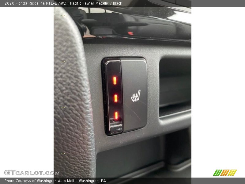 Pacific Pewter Metallic / Black 2020 Honda Ridgeline RTL-E AWD