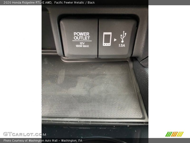 Pacific Pewter Metallic / Black 2020 Honda Ridgeline RTL-E AWD