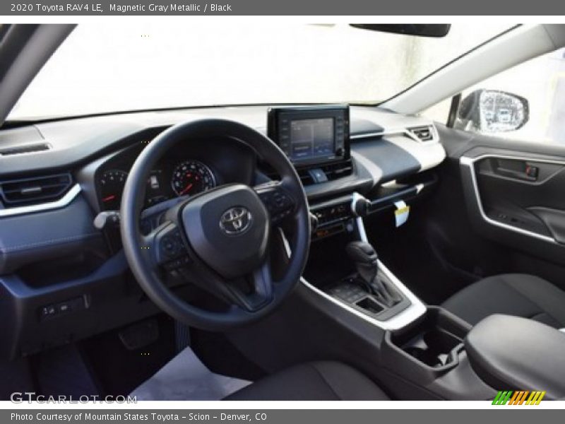 Magnetic Gray Metallic / Black 2020 Toyota RAV4 LE