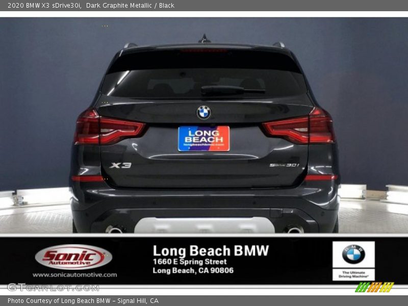 Dark Graphite Metallic / Black 2020 BMW X3 sDrive30i