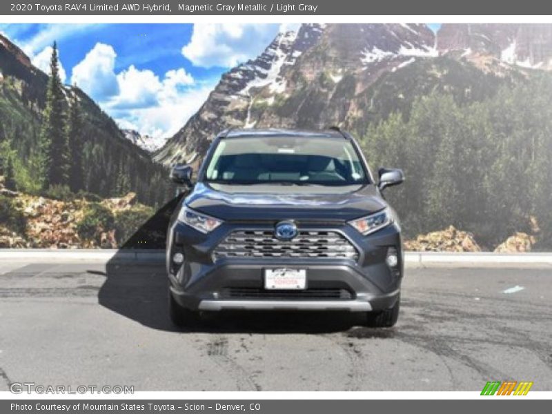 Magnetic Gray Metallic / Light Gray 2020 Toyota RAV4 Limited AWD Hybrid