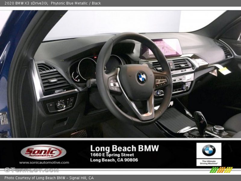 Phytonic Blue Metallic / Black 2020 BMW X3 sDrive30i