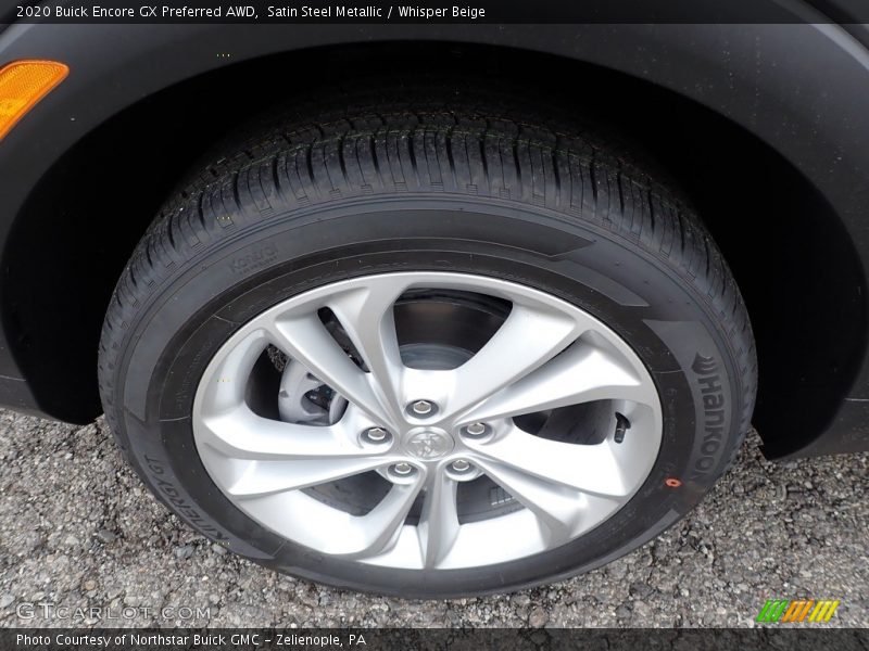 Satin Steel Metallic / Whisper Beige 2020 Buick Encore GX Preferred AWD