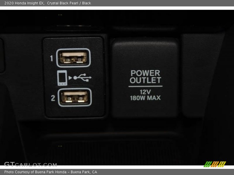 Crystal Black Pearl / Black 2020 Honda Insight EX