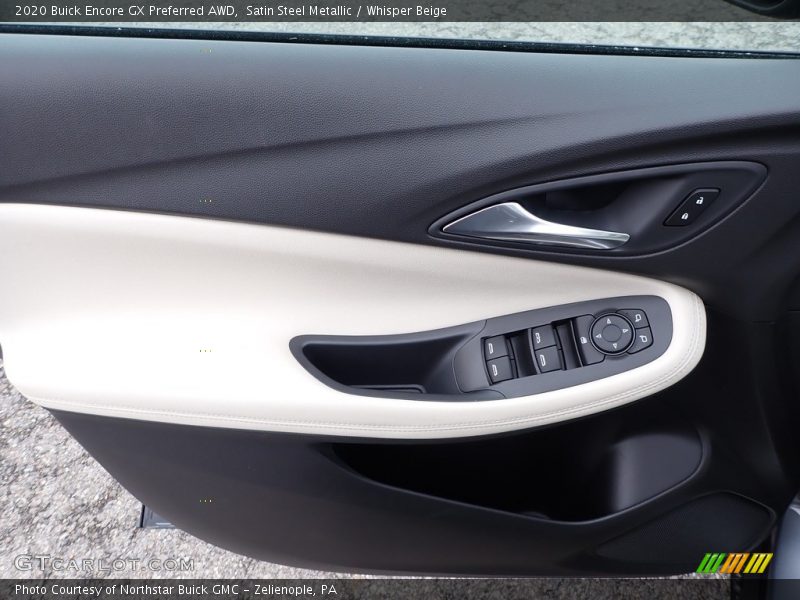 Satin Steel Metallic / Whisper Beige 2020 Buick Encore GX Preferred AWD