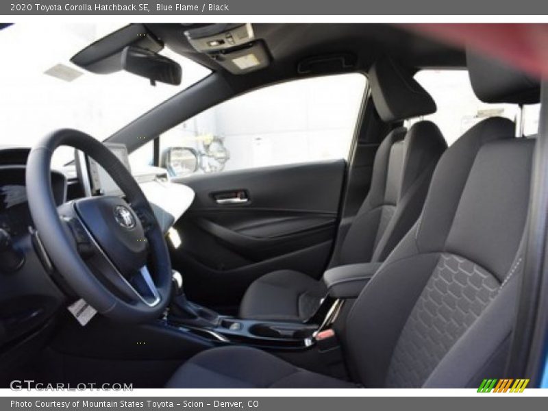 Blue Flame / Black 2020 Toyota Corolla Hatchback SE