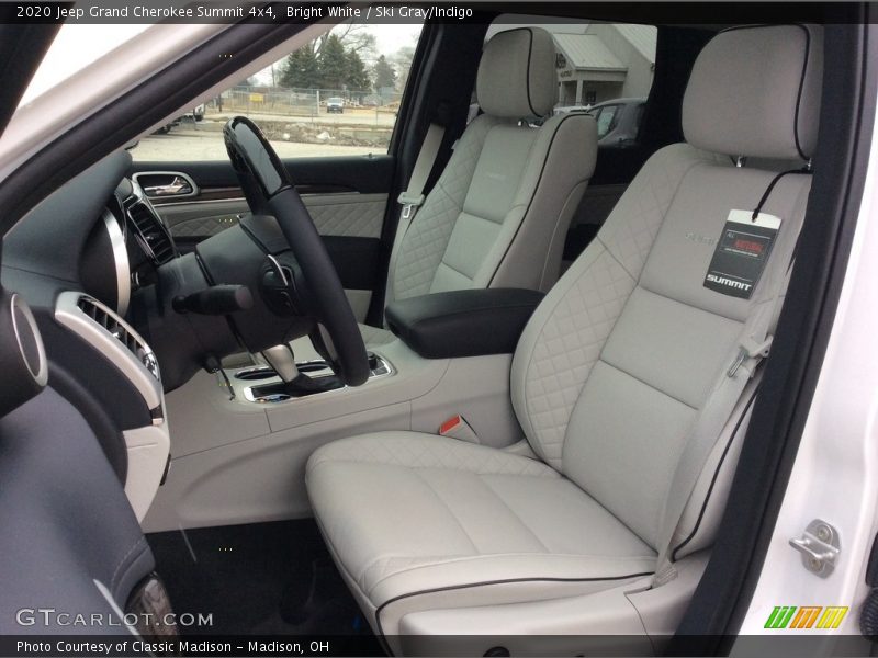 Bright White / Ski Gray/Indigo 2020 Jeep Grand Cherokee Summit 4x4