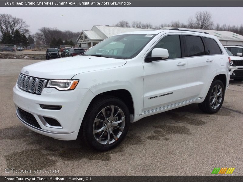 Bright White / Ski Gray/Indigo 2020 Jeep Grand Cherokee Summit 4x4