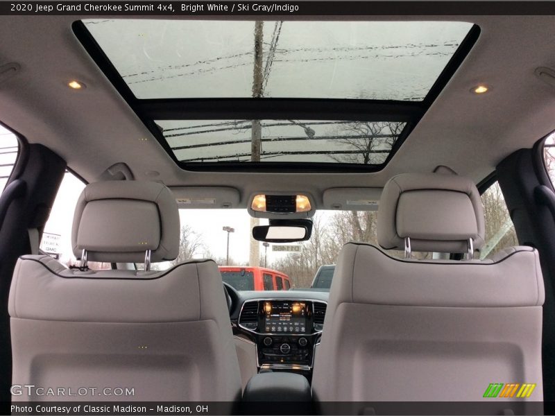 Sunroof of 2020 Grand Cherokee Summit 4x4