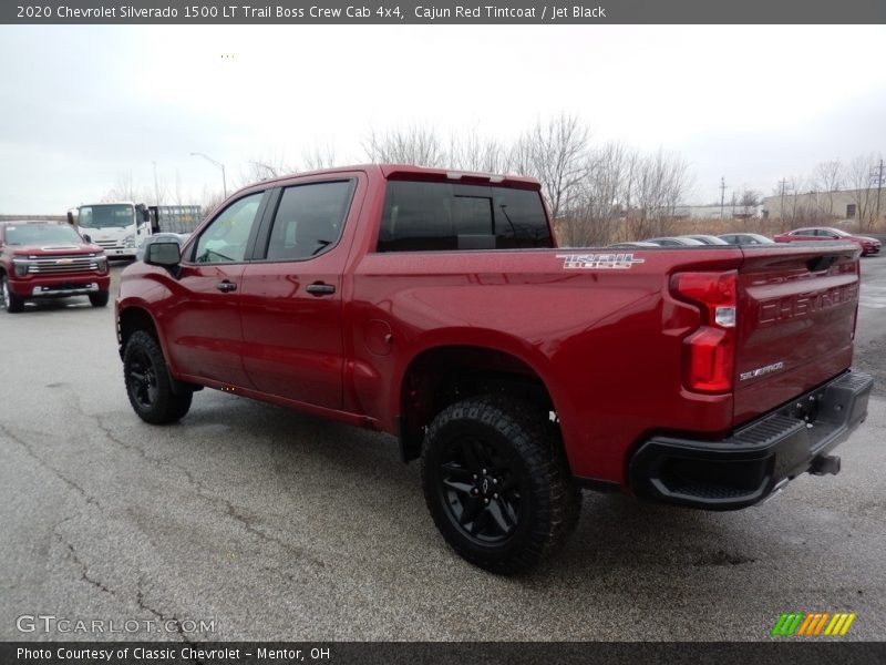 Cajun Red Tintcoat / Jet Black 2020 Chevrolet Silverado 1500 LT Trail Boss Crew Cab 4x4
