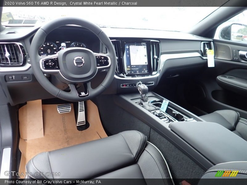  2020 S60 T6 AWD R Design Charcoal Interior