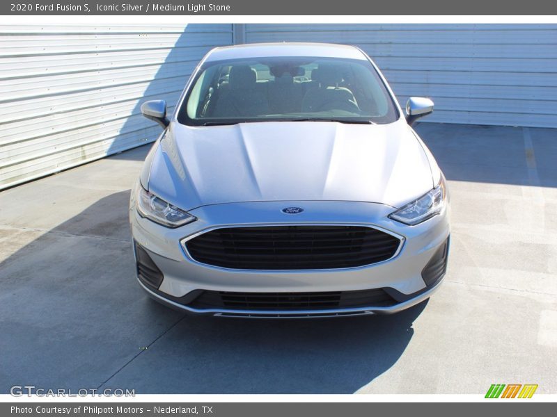 Iconic Silver / Medium Light Stone 2020 Ford Fusion S