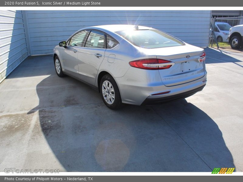 Iconic Silver / Medium Light Stone 2020 Ford Fusion S