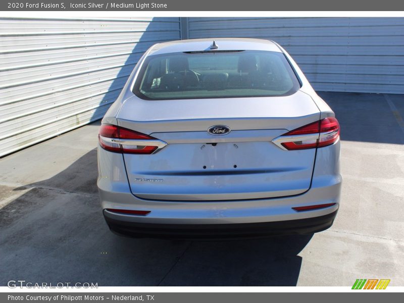 Iconic Silver / Medium Light Stone 2020 Ford Fusion S