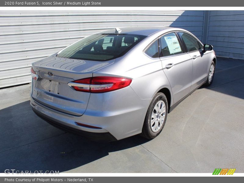 Iconic Silver / Medium Light Stone 2020 Ford Fusion S