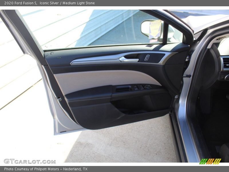 Iconic Silver / Medium Light Stone 2020 Ford Fusion S
