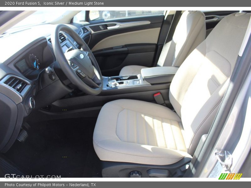 Iconic Silver / Medium Light Stone 2020 Ford Fusion S
