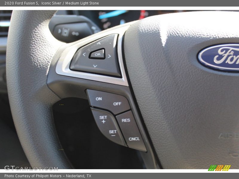 Iconic Silver / Medium Light Stone 2020 Ford Fusion S