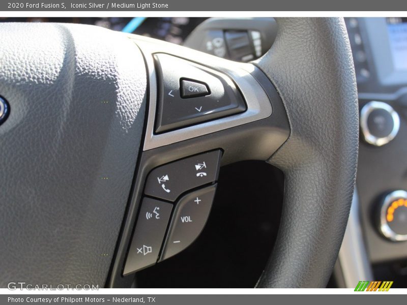 Iconic Silver / Medium Light Stone 2020 Ford Fusion S