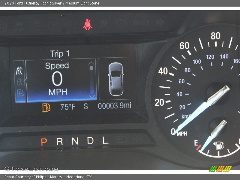 Iconic Silver / Medium Light Stone 2020 Ford Fusion S