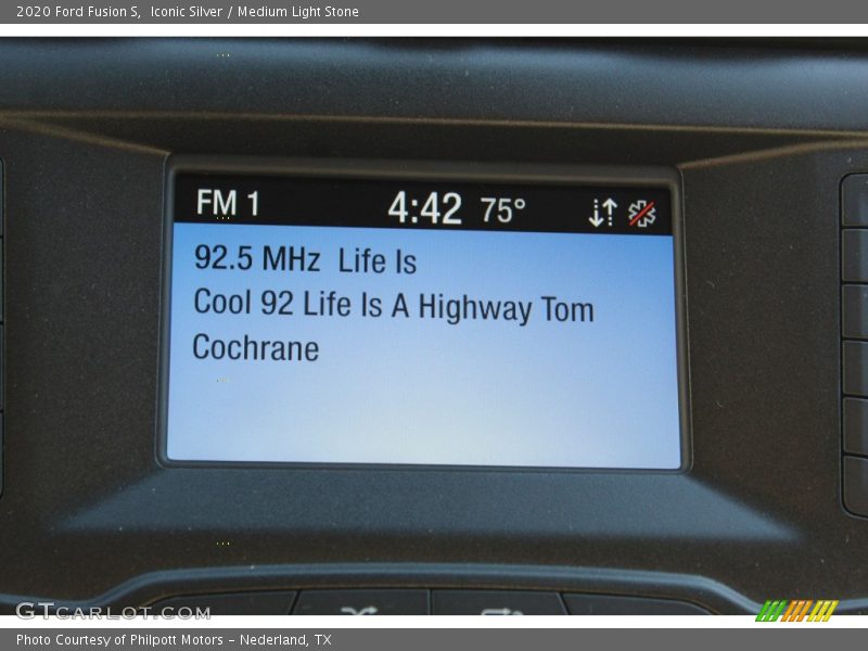 Iconic Silver / Medium Light Stone 2020 Ford Fusion S