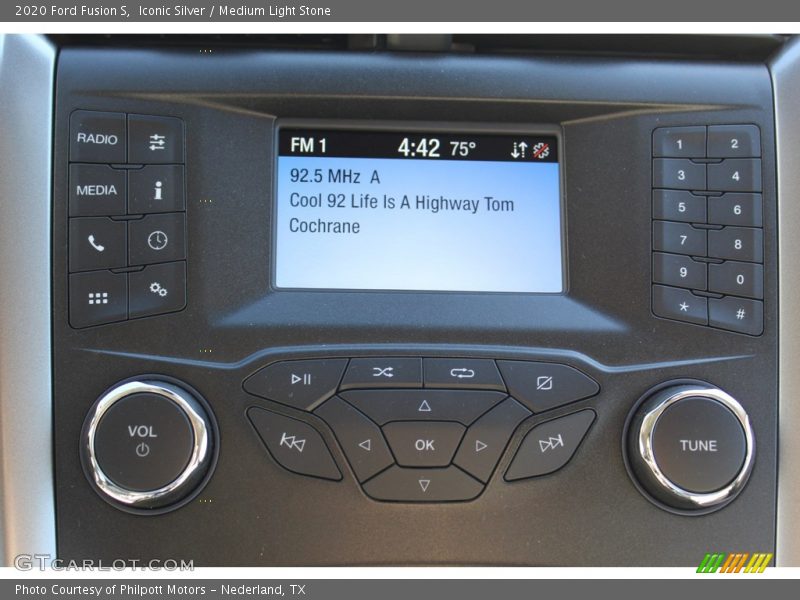 Iconic Silver / Medium Light Stone 2020 Ford Fusion S