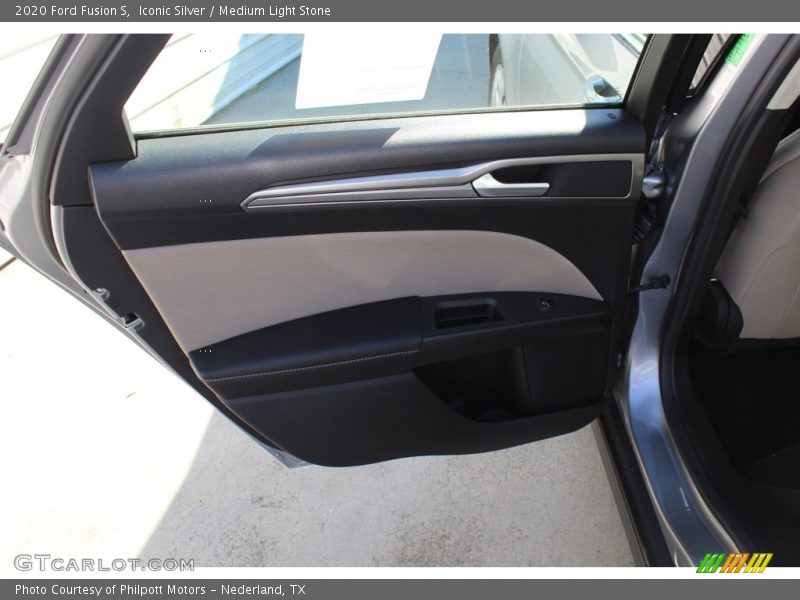 Iconic Silver / Medium Light Stone 2020 Ford Fusion S