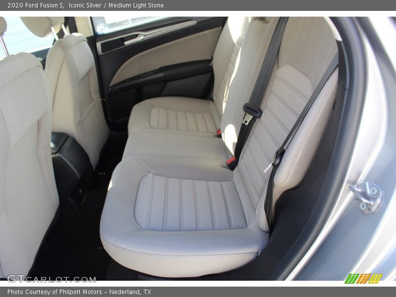 Iconic Silver / Medium Light Stone 2020 Ford Fusion S