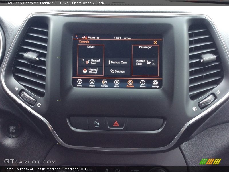 Bright White / Black 2020 Jeep Cherokee Latitude Plus 4x4