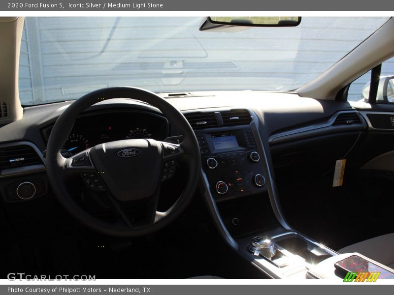 Iconic Silver / Medium Light Stone 2020 Ford Fusion S