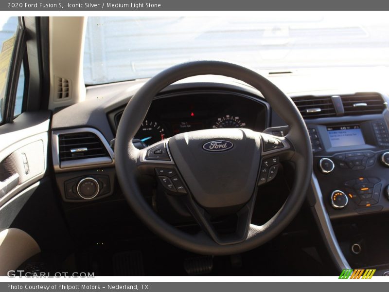 Iconic Silver / Medium Light Stone 2020 Ford Fusion S