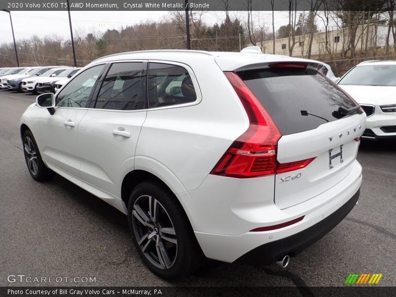 Crystal White Metallic / Blonde 2020 Volvo XC60 T5 AWD Momentum