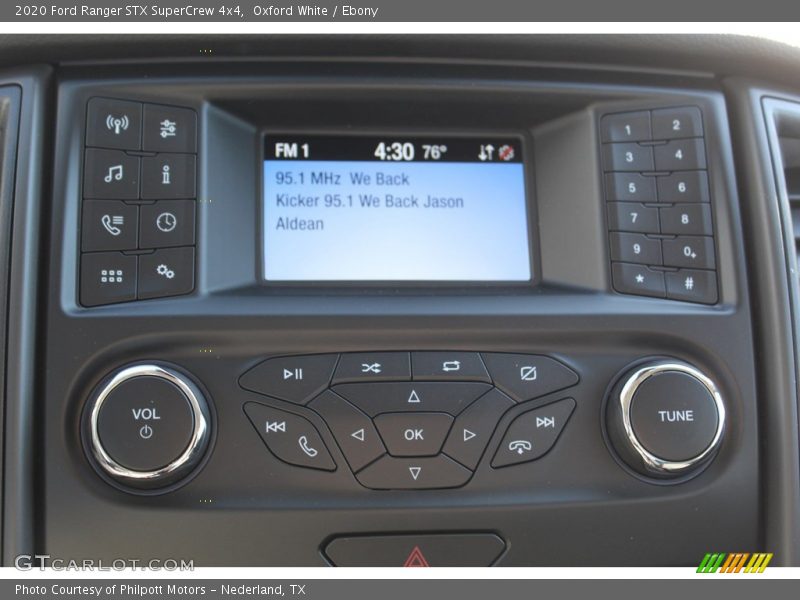 Oxford White / Ebony 2020 Ford Ranger STX SuperCrew 4x4