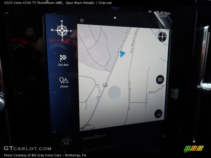 Onyx Black Metallic / Charcoal 2020 Volvo XC40 T5 Momentum AWD