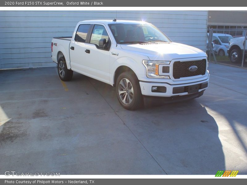 Oxford White / Black 2020 Ford F150 STX SuperCrew