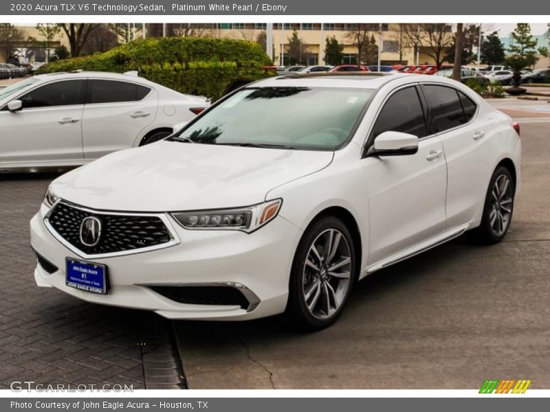 Platinum White Pearl / Ebony 2020 Acura TLX V6 Technology Sedan