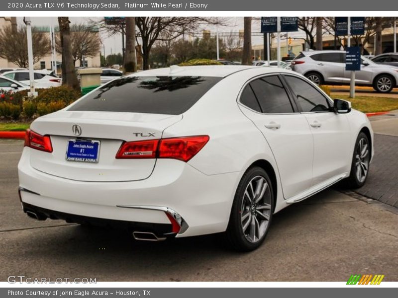 Platinum White Pearl / Ebony 2020 Acura TLX V6 Technology Sedan