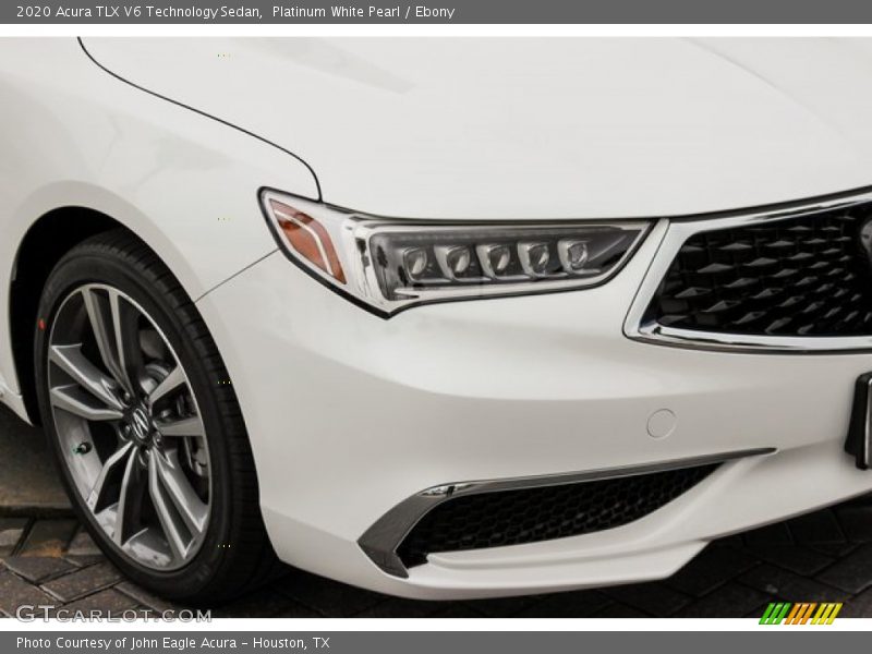 Platinum White Pearl / Ebony 2020 Acura TLX V6 Technology Sedan
