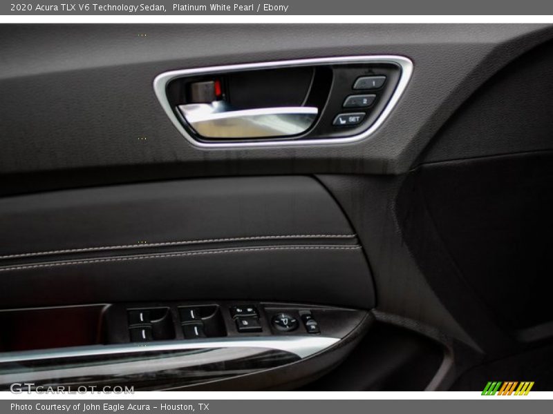Platinum White Pearl / Ebony 2020 Acura TLX V6 Technology Sedan