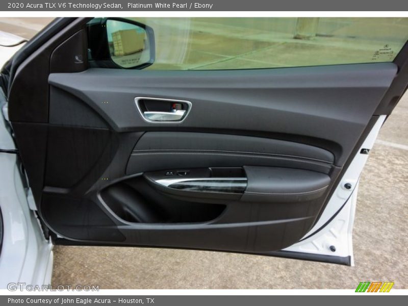 Platinum White Pearl / Ebony 2020 Acura TLX V6 Technology Sedan