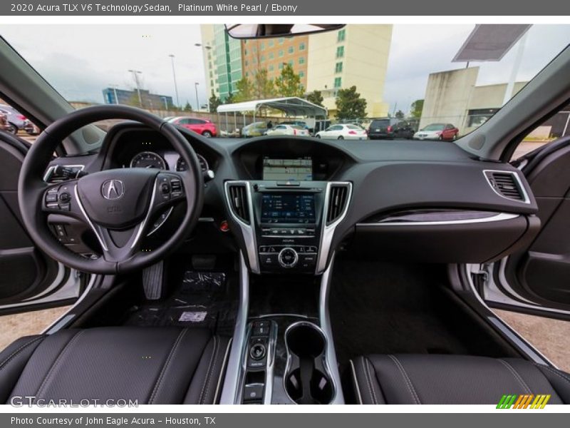 Platinum White Pearl / Ebony 2020 Acura TLX V6 Technology Sedan