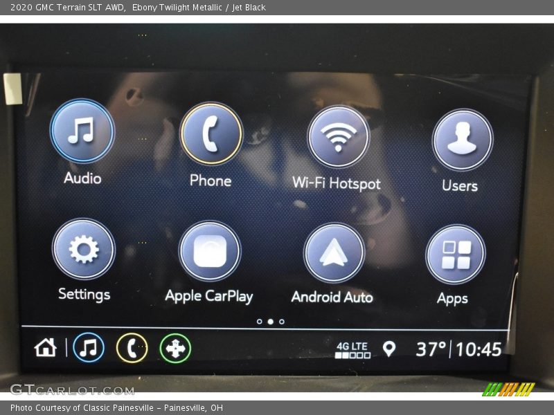 Ebony Twilight Metallic / Jet Black 2020 GMC Terrain SLT AWD